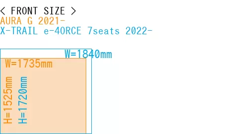 #AURA G 2021- + X-TRAIL e-4ORCE 7seats 2022-